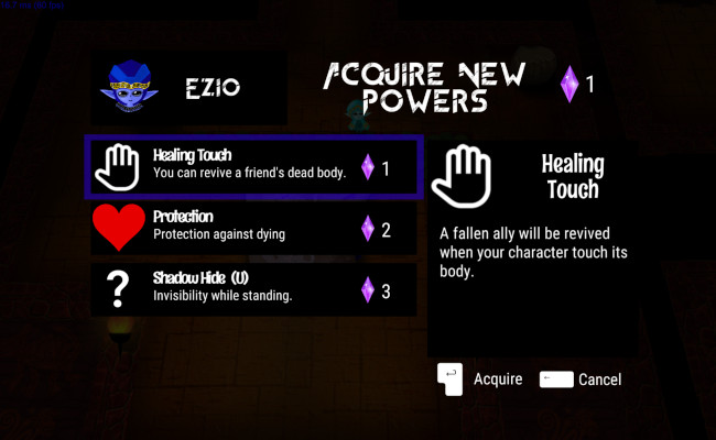 Acquire Unique Powers